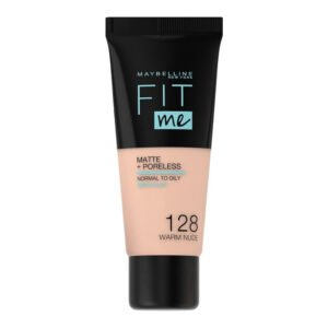 كريم اساس فيت مي مات من ميبلين - 128 WARM NUDE